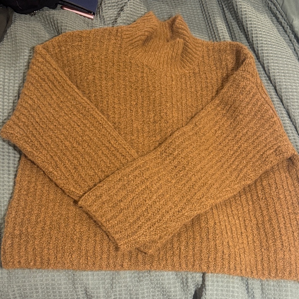 Calvin Klein Tan Knit Sweater-NEW-XL